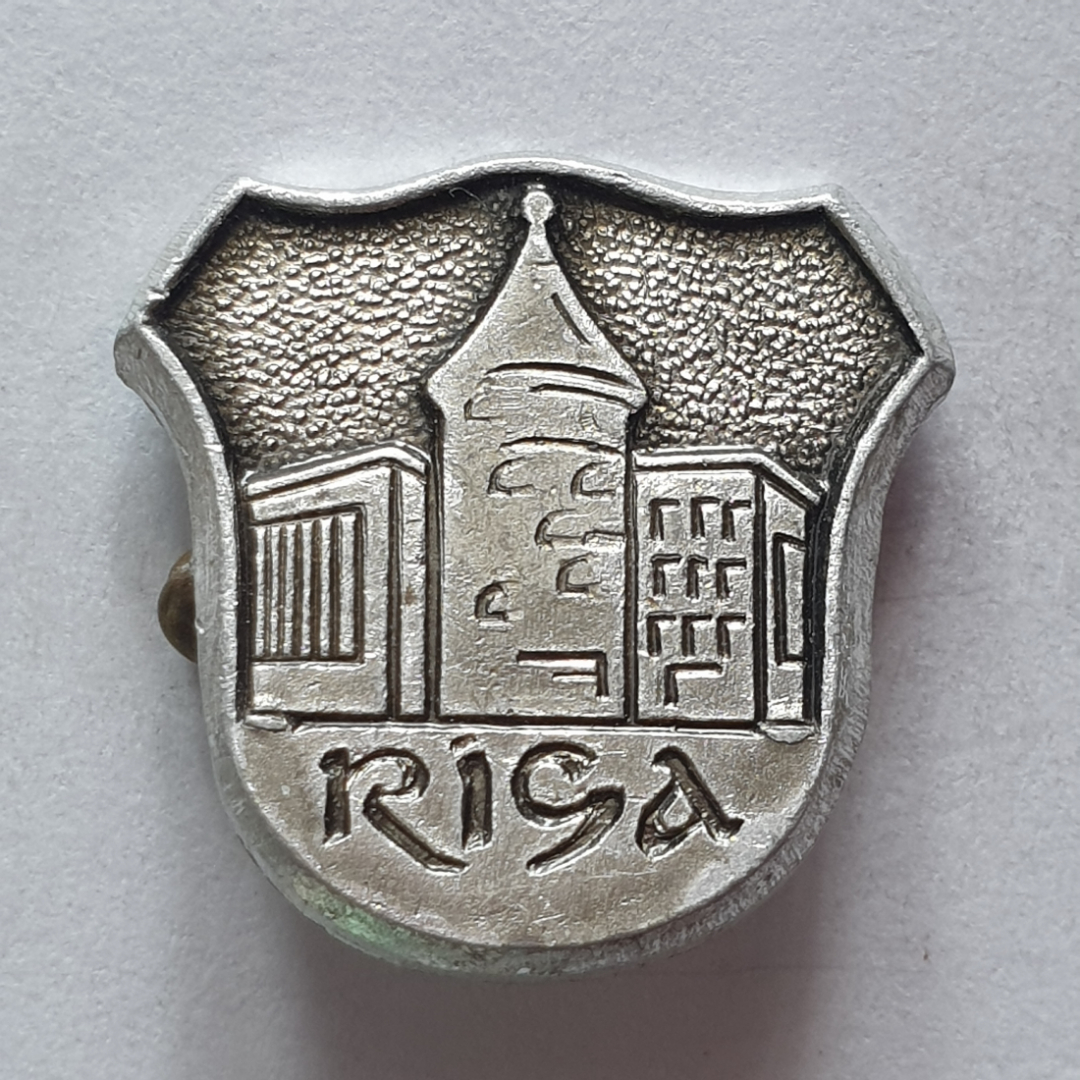 Значок "Riga", СССР. Картинка 1