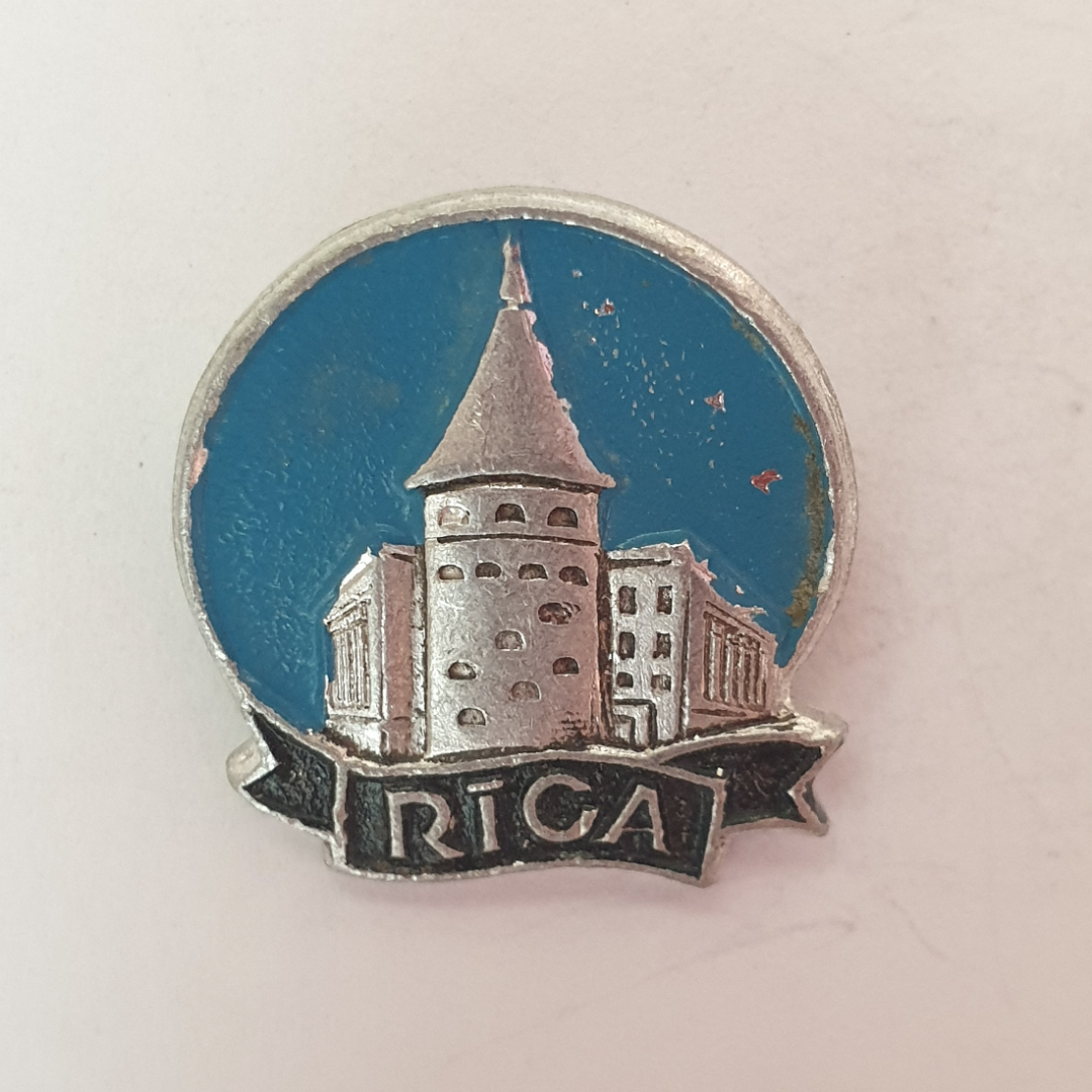 Значок "Riga", СССР. Картинка 1