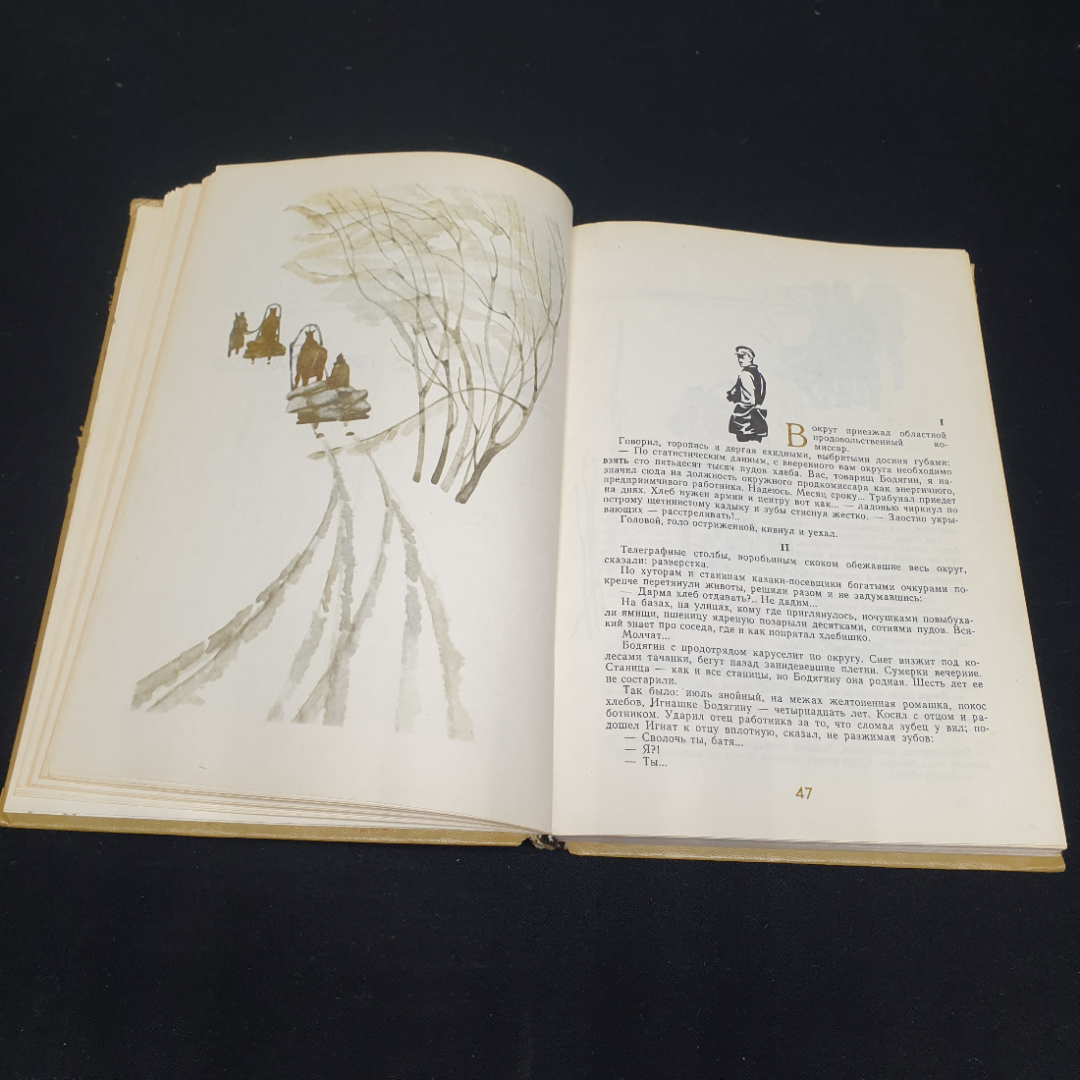 Шолохов Михаил, Донские рассказы, изд-во Молодая гвардия 1975, поврежден корешок. Картинка 4