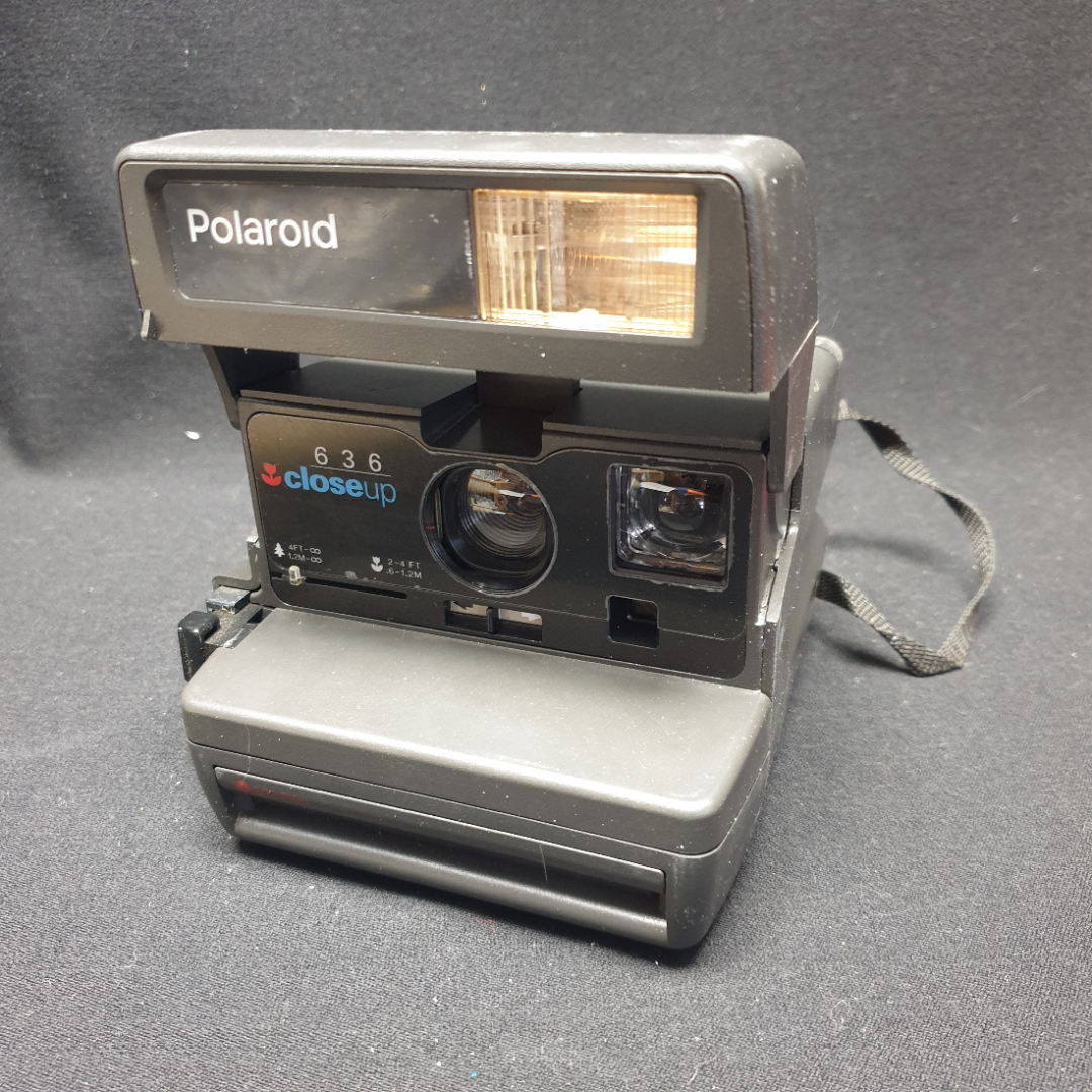 Фотоаппарат "Polaroid-636 Close Up" в коробке, работоспособность не проверялась, СП Светозар, Россия. Картинка 1