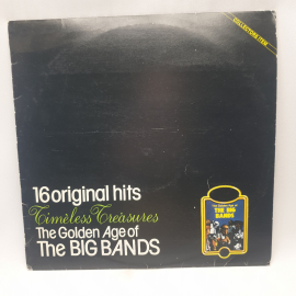 Виниловая пластинка "16 original hits.The golden age of the big bands". Незначительные царапины