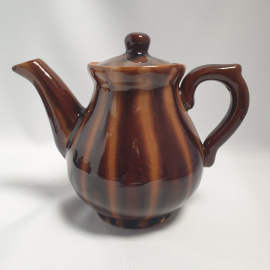 Чайник доливочный, керамика. Винтаж, СССР.. Картинка 1