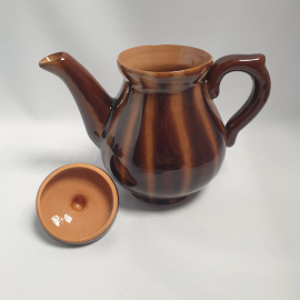 Чайник доливочный, керамика. Винтаж, СССР.. Картинка 5
