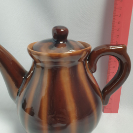 Чайник доливочный, керамика. Винтаж, СССР.. Картинка 6