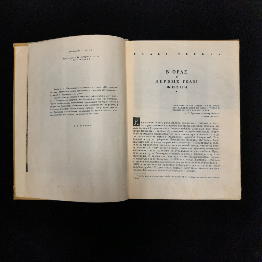 С. Липеровская "На родине И.С. Тургенева". Картинка 6