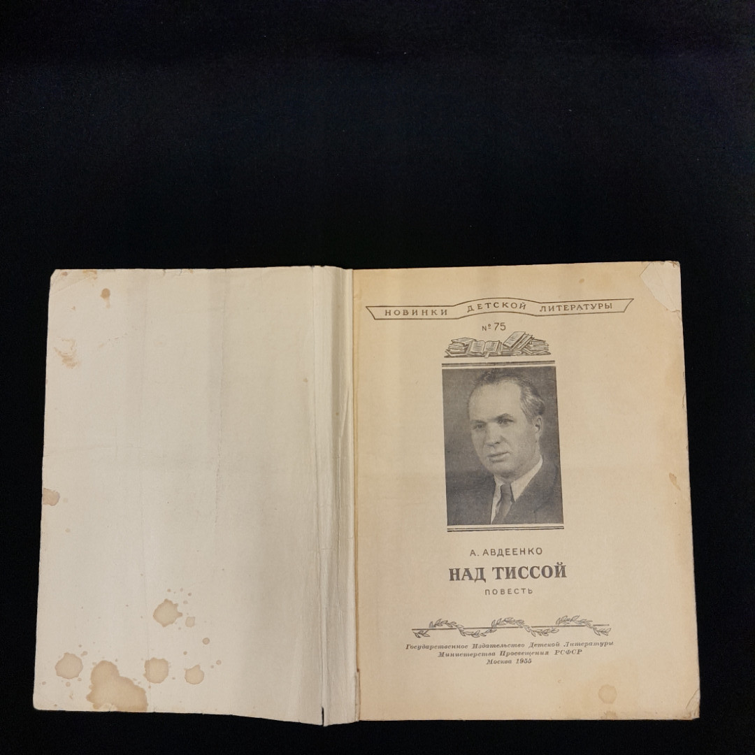 А. Авдеенко "Над Тиссой", Детгиз, 1955 г. Картинка 5