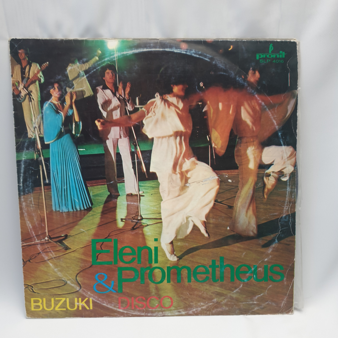 Виниловая пластинка "Buzuki disco" Eleni and Prometheus. Незначительные царапины. Картинка 1