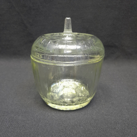 Сахарница стеклянная с крышкой, Уршельский СЗ,винтаж, СССР