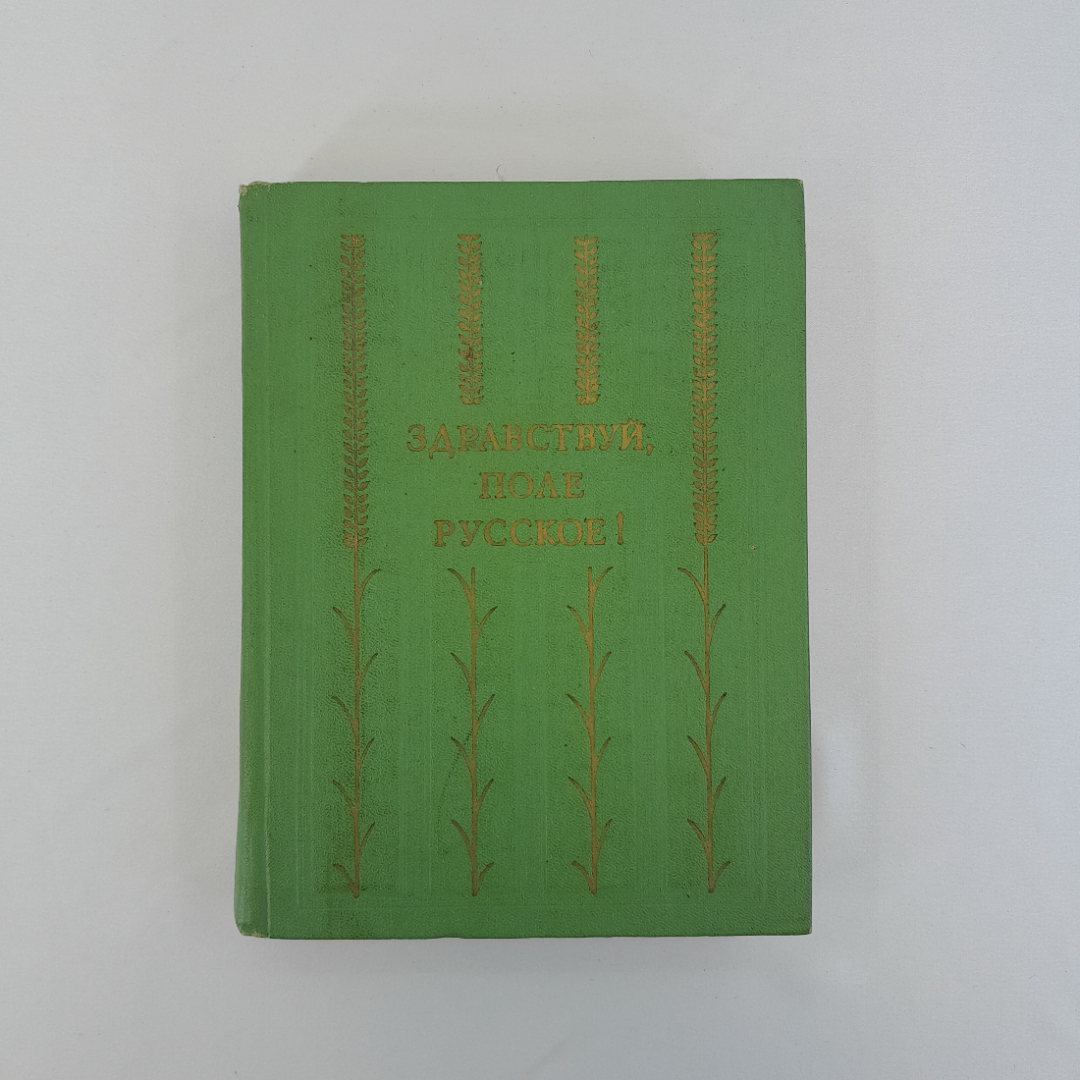 Сборник прозы и поэзии русских писателе "Здравствуй, поле русское!", 1978 г, винтаж, СССР. Картинка 1