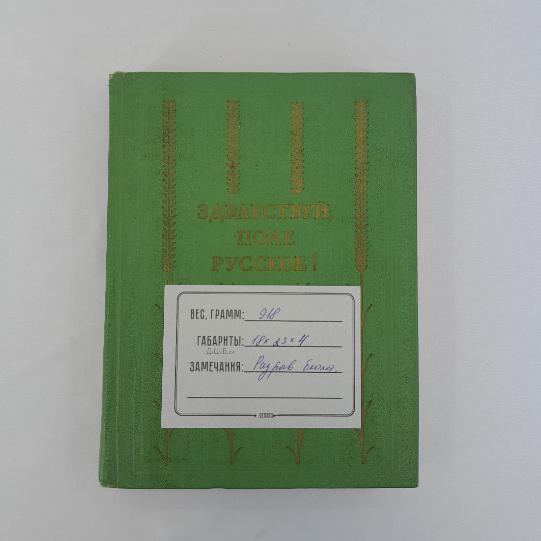 Сборник прозы и поэзии русских писателе "Здравствуй, поле русское!", 1978 г, винтаж, СССР. Картинка 13