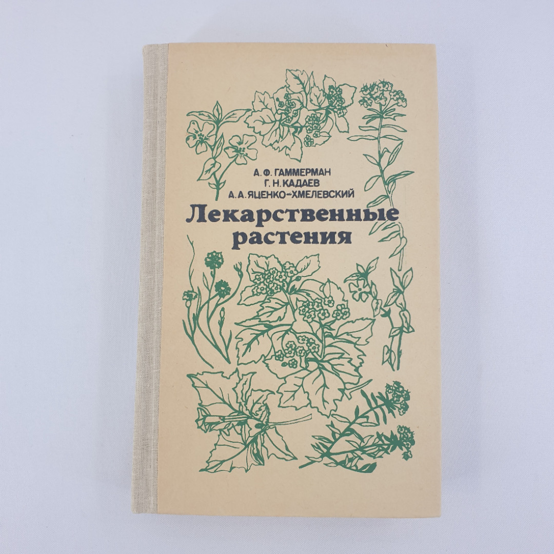 А.Ф.Гаммерман,Г.Н.Кадаев,А.А.Яценко-Хмелевский "Лекарственные растения",из-во "Высшая школа",1990г.. Картинка 1