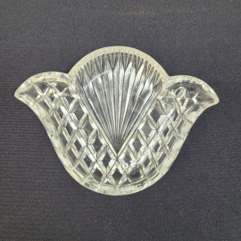 Розетка "Лилия", хрусталь, Богемия, Чехословакия, винтаж