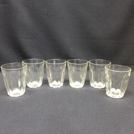 Набор стеклянных станов 6 шт. Винтаж, СССР.