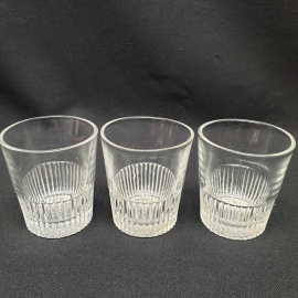 Набор стопок 3 шт, стекло. Винтаж, СССР.