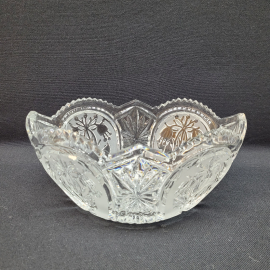 Салатник "Фуксия в матовом овале" Завод Красный гигант. Автор Ледяев П.А. Винтаж, СССР.