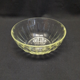 Салатник, стекло, h 7 см, d 16.5 см, V 750 мл, винтаж, СССР