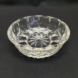 Салатник, стекло, h 4.5 см, d 15 см, винтаж, СССР