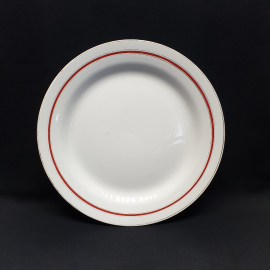 Блюдо большое, Канаковкский ФЗ, фаянс, d=35 см, винтаж, СССР