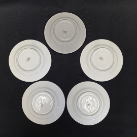 Неполный чайный сервиз из 13 предметов, Porcelana, фарфор, деколь, винтаж, Польша. Картинка 4