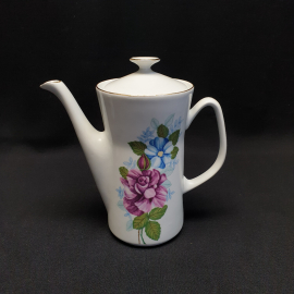 Неполный чайный сервиз из 13 предметов, Porcelana, фарфор, деколь, винтаж, Польша. Картинка 29