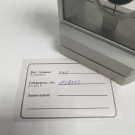 Часы настольные "Янтарь", кварцевые, рабочие, пластик. Винтаж, СССР.. Картинка 10