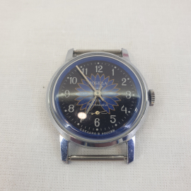 Часы наручная "Победа", механические, рабочие. Винтаж, СССР.