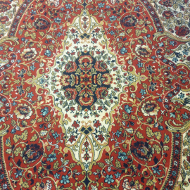 Ковер настенный "Русская красавица", шерстяной, 200 х 294 см, Винтаж, СССР.. Картинка 5