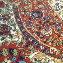 Ковер настенный "Русская красавица", шерстяной, 200 х 294 см, Винтаж, СССР.. Картинка 8