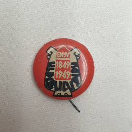 Значок "ENSV 1869-1969", СССР