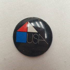 Значок "USA - США", СССР