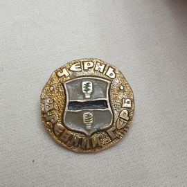 Значок "Древний герб. Чернь", СССР