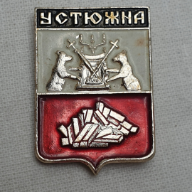 Значок "Устюжна", СССР