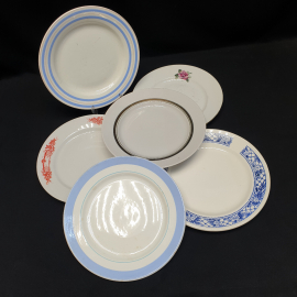 Набор из 6 десертных тарелок до 19 см Дачный, в ассортименте, без выбора разного состояния