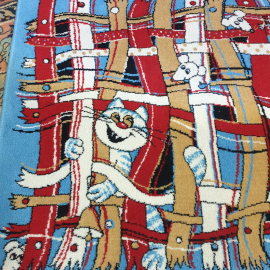 Ковер детский "Кошки мышки", синтетика, 160х100 см. СНГ.. Картинка 2