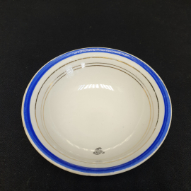 Пиалка, Коростень, фарфор, позолота. Винтаж, СССР.