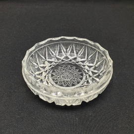 Конфетница-креманка 11 см, хрусталь, объем 150 мл. Винтаж, СССР.