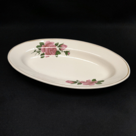 Селедочница Конаковский ФЗ, фаянс деколь длина 30 см, винтаж СССР