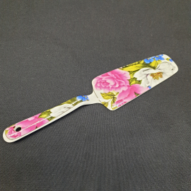 Ложка для торта, фарфор, деколь. Китай.