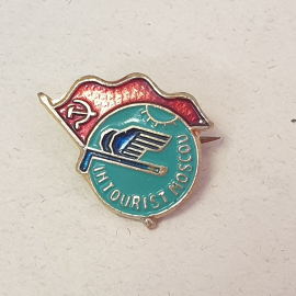 Значок "Интурист, Москва", СССР