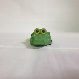 Игрушка крокодил на колесиках, пластик, 12см, винтаж СССР.. Картинка 3