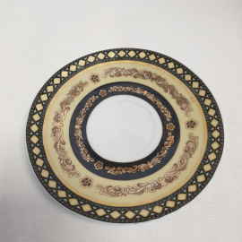 Чайное блюдце, Best Home Porcelain, фарфор, крытье, позолота. Китай.