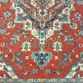 Ковер 190х150 см, шерсть, требует химчитки. Винтаж.. Картинка 3