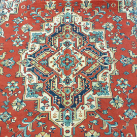 Ковер 190х150 см, шерсть, требует химчитки. Винтаж.. Картинка 5