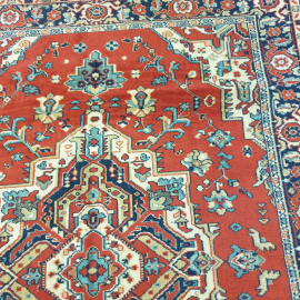 Ковер 190х150 см, шерсть, требует химчитки. Винтаж.. Картинка 6