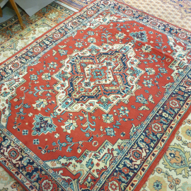 Ковер 190х150 см, шерсть, требует химчитки. Винтаж.. Картинка 7