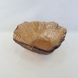 Салатник, цветное стекло высота 9 см, винтаж СССР