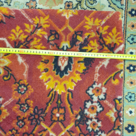Палас 167*303 см, синтетика дефект, винтаж СССР. Картинка 6