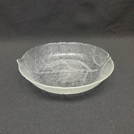 Салатник, стекло диаметр 20.5 см высота 4 см, винтаж