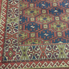 Ковер 190х130 см, шерсть. Винтаж, СССР.. Картинка 2