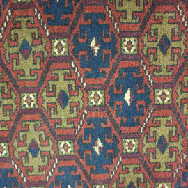 Ковер 190х130 см, шерсть. Винтаж, СССР.. Картинка 5